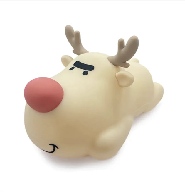 Rechargeable Silicone Reindeer Night Lamp