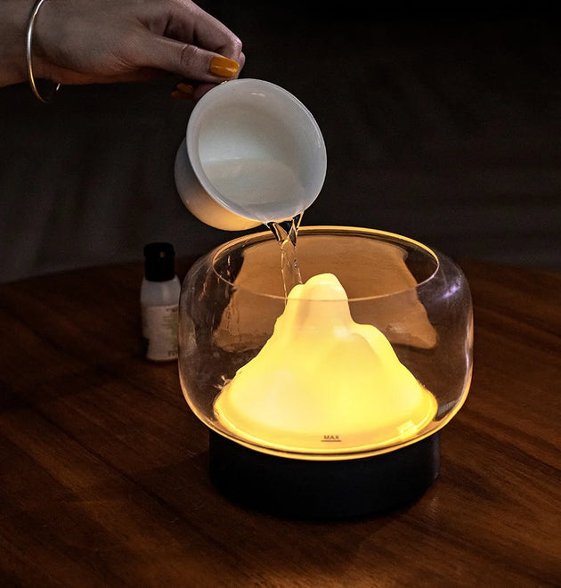 Ultrasonic Air Humidifier LED Lamp